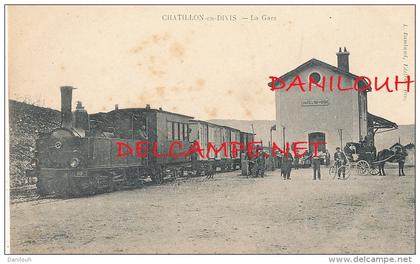 26 // CHATILLON EN DIOIS (écrit en DIVIS sur la carte)   LA GARE