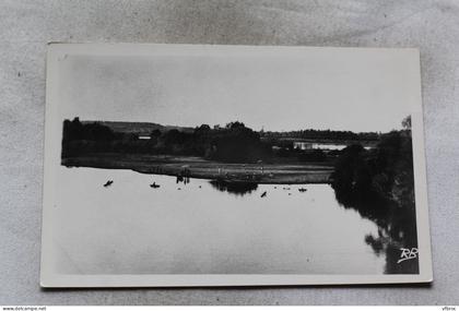 Cpsm, Chatillon sur Loire, partie de la plage, Loiret 45