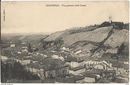 D38 - CHATONNAY  - VUE GENERALE (CÔTE OUEST)