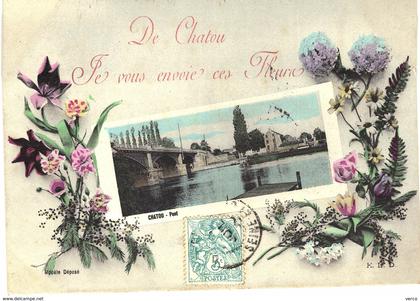 Carte  postale ancienne de CHATOU -