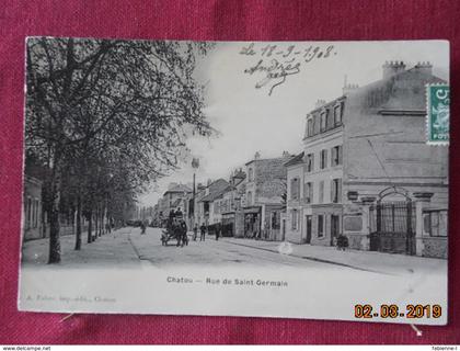 CPA - Chatou - Rue de St-Germain