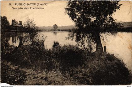 CPA CHATOU RUEIL-MALMAISON - Vue prise dans l'Ile Chatou (1411254)