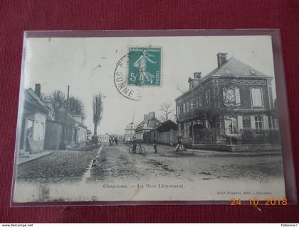 CPA - Chaulnes - La Rue Lhomond