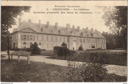 CPA CHAULNES Le Chateau (807712)