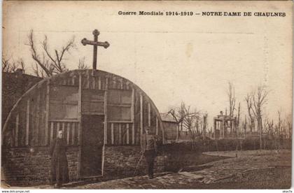 CPA Guerre CHAULNES Notre-Dame de Chaulnes (19114)