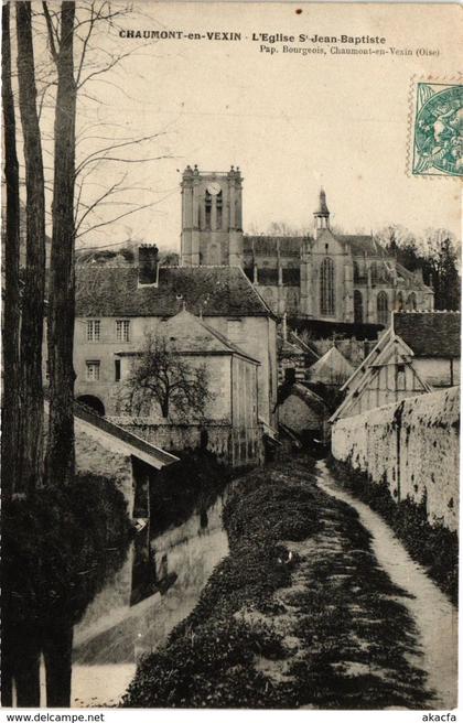 CPA CHAUMONT-en-VEXIN - L'Église St-JEAN-Baptiste (291538)