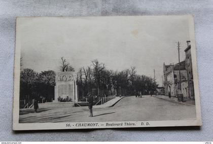 Chaumont, boulevard Thiers, Haute Marne 52