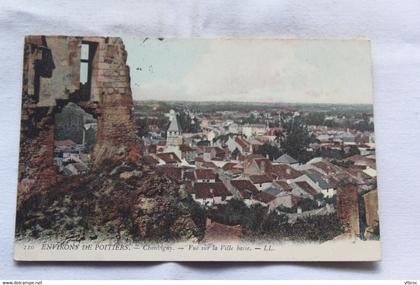 Cpa 1908, Chauvigny, vue sur la ville basse, Vienne 86