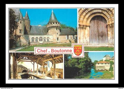 79 - Chef-Boutonne - Multivues - Lavoir - Blasons - CPM - Voir Scans Recto-Verso