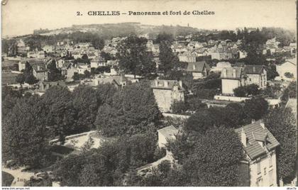 CPA CHELLES - Panorama et fort de CHELLES (170817)