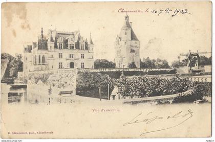 Chenonceaux - Le Château - Vue d'ensemble