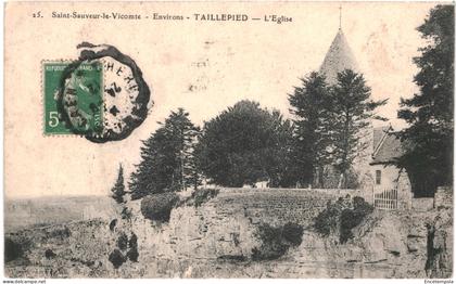 CPA Carte Postale France Taillepied  environs Saint Sauveur le Vicomte L'église VM78163