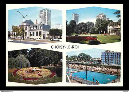 94 - Choisy le Roi - Multivues - Automobiles - Piscine - Immeubles - Flamme Postale de Choisy le Roi - CPM - Voir Scans