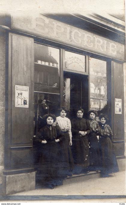 CLAMECY CARTE PHOTO EPICERIE MERCERIE