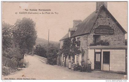 Calvados :  CLECY , Clécy :  vue, le  pont  du   vey