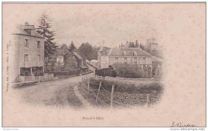 Calvados :  CLECY , Clécy :  vue,  poncel