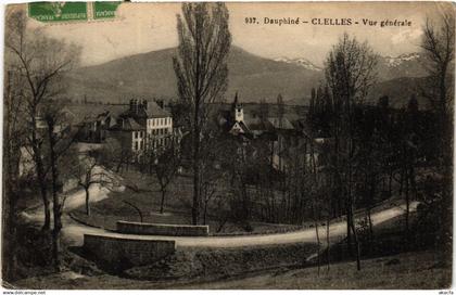 CPA Dauphiné - CLELLES - Vue générale (434777)