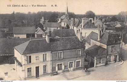 Cléré-les-Pins       37       Vue générale     - 113 -     (voir scan)