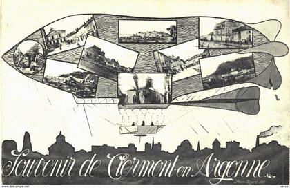 Carte POSTALE Ancienne  de CLERMONT en ARGONNE  - Souvenir de CLERMONT en ARGONNE