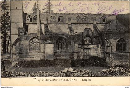 CPA Militaire Clermont-en-Argonne - L'Eglise (91902)