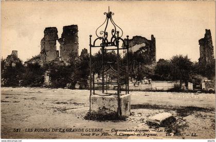 CPA Militaire Clermont-en-Argonne - Les ruines (91862)