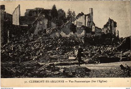 CPA Militaire Clermont-en-Argonne - Vue panoramique (91879)