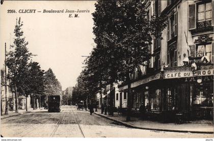 CPA CLICHY - Boulevard Jean Jaures (124328)