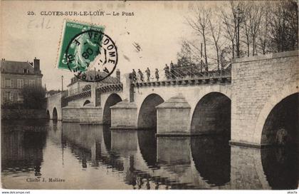 CPA CLOYES-sur-le-Loir - Le Pont (34291)