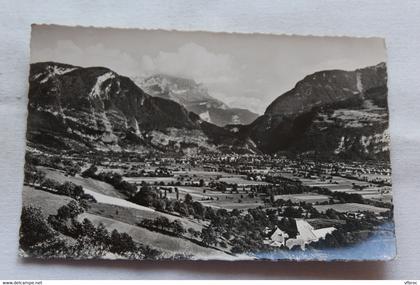 Cpsm, Cluses, vue générale, la vallée de Cluses, Haute Savoie 74