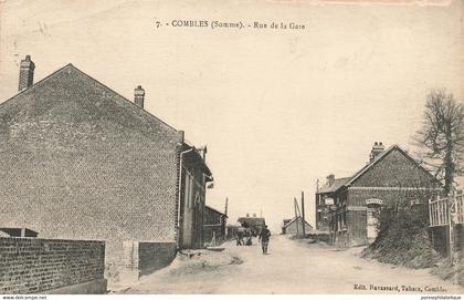 80 - SOMME - COMBLES - rue de la Gare - tabacs-café-éditeur RAVASSARD - 10403