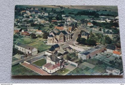 Cpm, Combles, vue générale aérienne, Somme 80