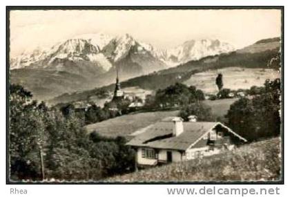 74 Combloux 1416 - COMBLOUX (Hte-Savoie) et le Massif du Mont-Blanc (4807 m.) mont bla D74D K74256K C74083C RH013678