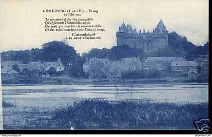 35 - Combourg - Etang et chateau