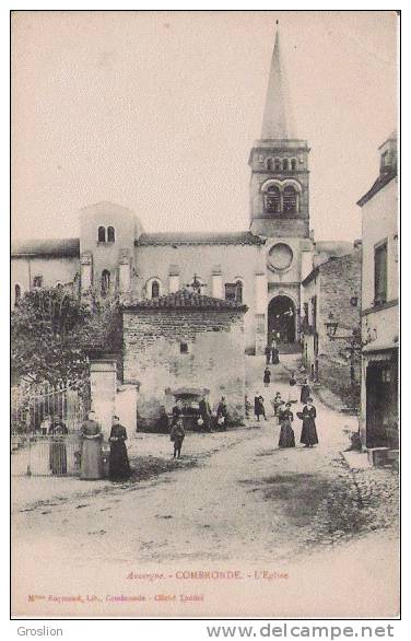 COMBRONDE AUVERGNE L'EGLISE (BELLE ANIMATION)