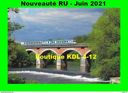 RU 1924 - Autorail X 2913 franchissant la Vienne - ISLE et CONDAT-SUR-VIENNE - Haute Vienne - SNCF