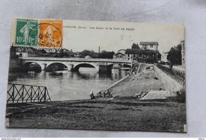 Condom, les quais et le pont de Barlet, Gers 32