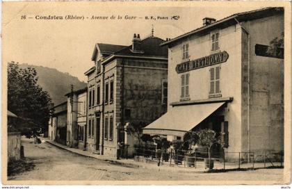 CPA Condrieu - Avenue de la Gare (1036505)