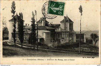 CPA Condrieu - Chateau du Rozay - Vue a l'Ouest (1036509)