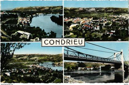 CPA Condrieu - Vue Generales et le Rhone (1036501)