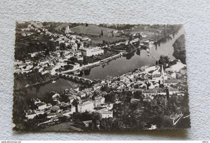 Cpsm, Confolens, vue aérienne, Charente 16