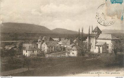 CPA FRANCE 74 " Contamine sur Arve, Vue générale"