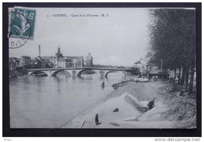 91 Corbeil-Essonnes pont seine    D91D  K91174K  C91174C RH034616