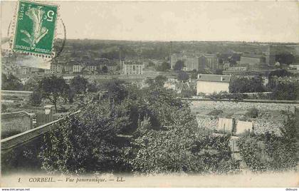 91 - Corbeil Essonnes - Vue panoramique - CPA - Voir Scans Recto-Verso