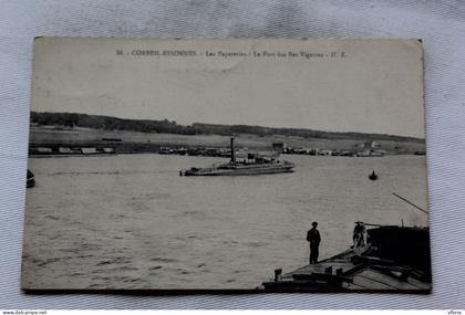 Corbeil Essonnes, les papeteries, le port des Cas Vignons, Essonne 91