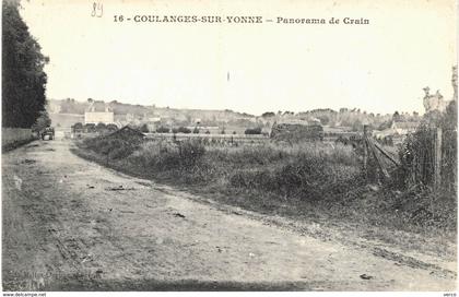 Carte Postale ANCIENNE  de  COULANGES sur YONNE