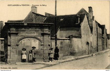 CPA COULANGES-la-VINEUSE - Fontaine du Belay (357882)