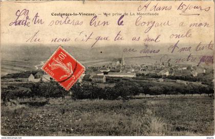 CPA COULANGES-la-VINEUSE - Vue prise de la Monifaude (108381)