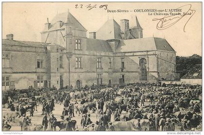 79 - COULONGES-sur-L'AUTIZE - le chateaux - (voir scan recto-verso)