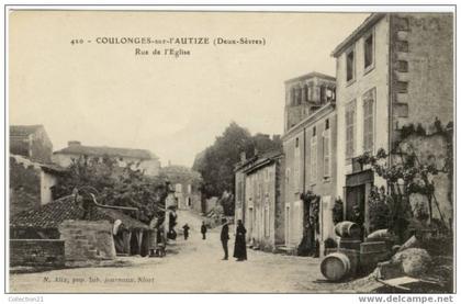 COULONGES SUR L AUTIZE ..... RUE ET EGLISE