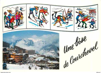 73 - Courchevel - Multivues - illustrations - CPM - Voir Scans Recto-Verso